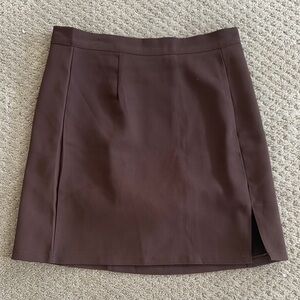 Elegant Brown Skirt